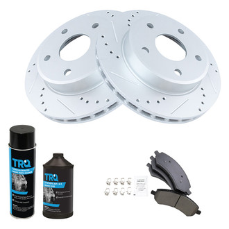 TRQ® - Performance Ceramic Front Brake Kit