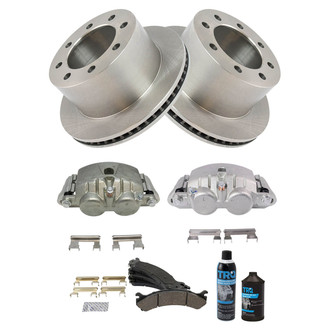 TRQ® - Rear Disc Brake Kit with Ceramic Pads and Calipers