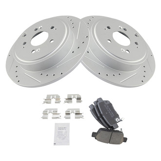 TRQ® - Performance Ceramic Rear Brake Kit