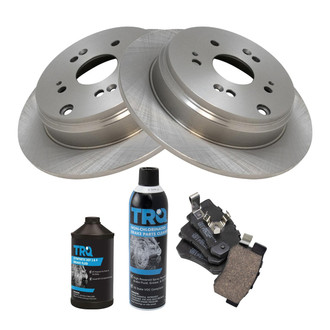 TRQ® - Rear Disc Brake Kit with Ceramic Pads