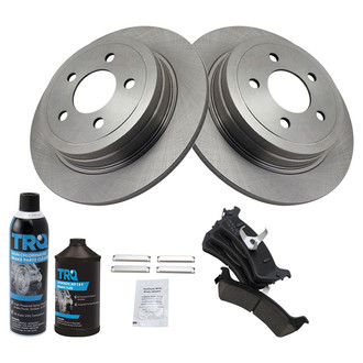 TRQ® - Rear Disc Brake Kit with Ceramic Pads