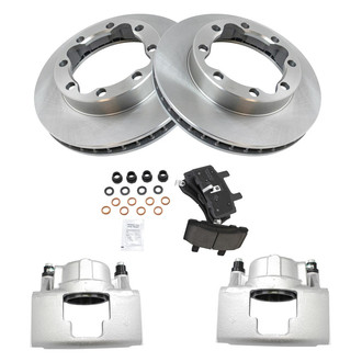 TRQ® - Front Disc Brake Kit with Ceramic Pads and Calipers