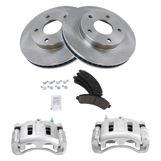 TRQ® - Disc Brake Kit with Ceramic Pads and Calipers