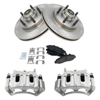 TRQ® - Front Disc Brake Kit with Ceramic Pads and Calipers