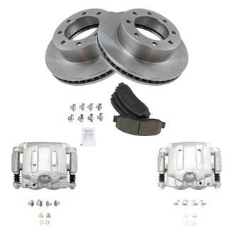 TRQ® - Front Disc Brake Kit with Ceramic Pads and Calipers