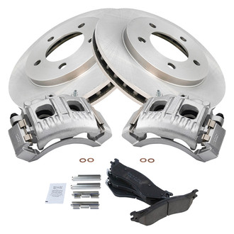 TRQ® - Disc Brake Kit with Ceramic Pads and Calipers
