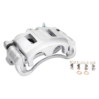 TRQ® - Performance Semi-Metallic Front Brake Kit with Calipers