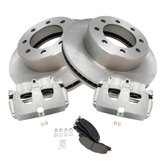 TRQ® - Front Disc Brake Kit with Ceramic Pads and Calipers