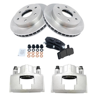 TRQ® - Front Disc Brake Kit with Ceramic Pads and Calipers