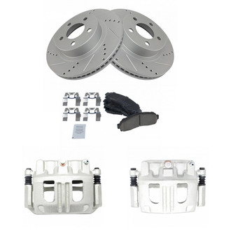 TRQ® - Performance Ceramic Front Brake Kit with Calipers