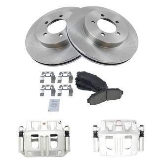TRQ® - Disc Brake Kit with Ceramic Pads and Calipers
