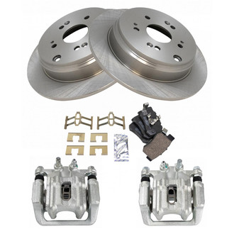 TRQ® - Rear Disc Brake Kit with Ceramic Pads and Calipers