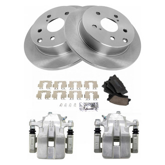 TRQ® - Rear Disc Brake Kit with Ceramic Pads and Calipers