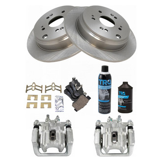 TRQ® - Rear Disc Brake Kit with Ceramic Pads