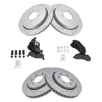TRQ® - Performance Ceramic Front and Rear Brake Kit