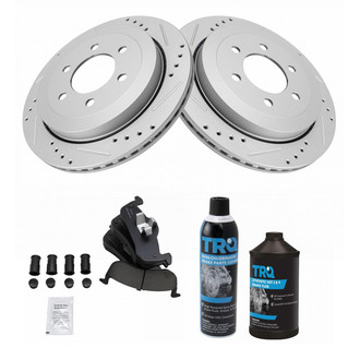 TRQ® - Performance Ceramic Rear Brake Kit