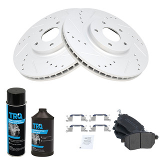 TRQ® - Performance Semi-Metallic Front Brake Kit