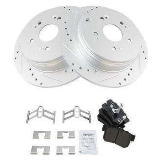 TRQ® - Performance Semi-Metallic Rear Brake Kit