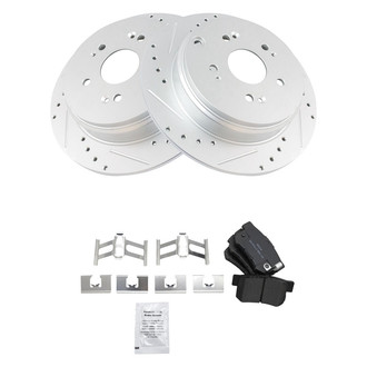 TRQ® - Performance Semi-Metallic Rear Brake Kit