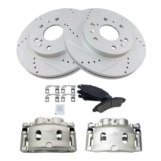 TRQ® - Performance Ceramic Brake Kit with Calipers
