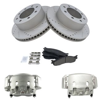 TRQ® - Performance Ceramic Front Brake Kit with Calipers