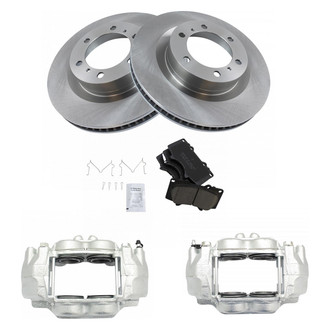 TRQ® - Front Disc Brake Kit with Ceramic Pads and Calipers