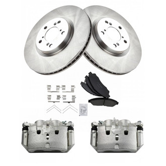 TRQ® - Front Disc Brake Kit with Ceramic Pads and Calipers