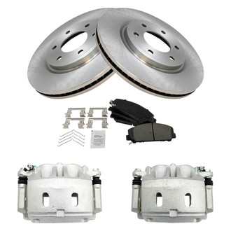 TRQ® - Performance Ceramic Front Brake Kit with Calipers