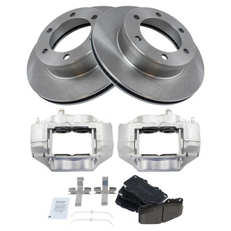 TRQ® - Front Disc Brake Kit with Ceramic Pads and Calipers