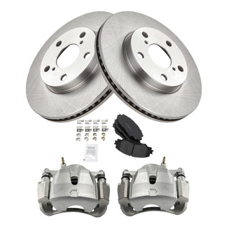 TRQ® - Front Disc Brake Kit with Ceramic Pads and Calipers