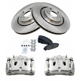 TRQ® - Front Disc Brake Kit with Ceramic Pads and Calipers