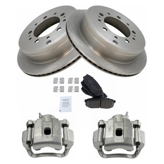 TRQ® - Rear Disc Brake Kit with Ceramic Pads and Calipers