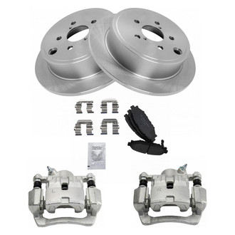 TRQ® - Rear Disc Brake Kit with Ceramic Pads and Calipers