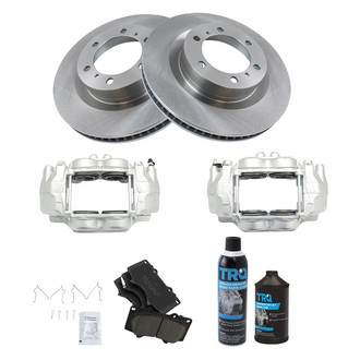 TRQ® - Front Disc Brake Kit with Ceramic Pads and Calipers