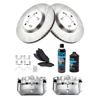TRQ® - Performance Ceramic Front Brake Kit with Calipers