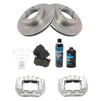 TRQ® - Front Disc Brake Kit with Ceramic Pads and Calipers