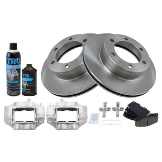 TRQ® - Front Disc Brake Kit with Ceramic Pads and Calipers