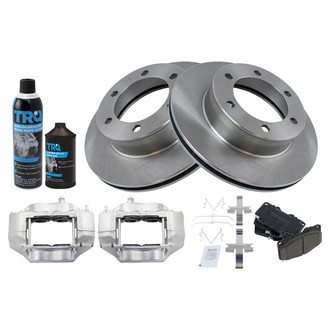 TRQ® - Front Disc Brake Kit with Ceramic Pads and Calipers