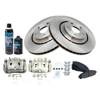 TRQ® - Performance Ceramic Front Brake Kit with Calipers