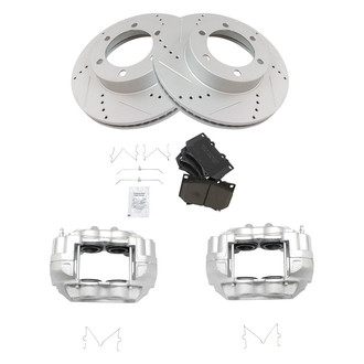 TRQ® - Performance Ceramic Front Brake Kit with Calipers