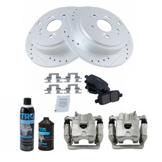 TRQ® - Performance Ceramic Rear Brake Kit