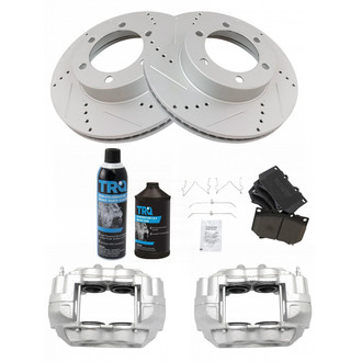 TRQ® - Front Disc Brake Kit with Ceramic Pads and Calipers