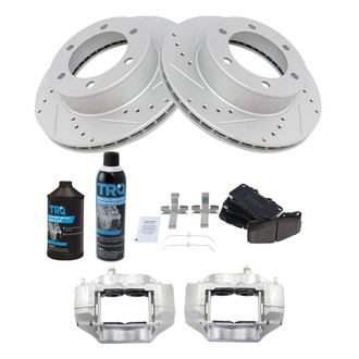 TRQ® - Performance Ceramic Front Brake Kit with Calipers