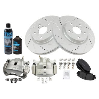 TRQ® - Performance Ceramic Front Brake Kit with Calipers