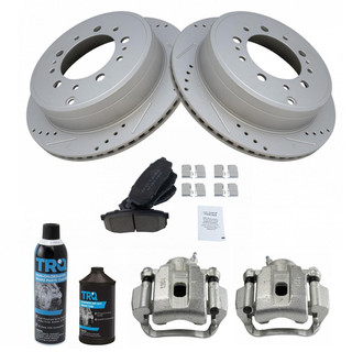 TRQ® - Performance Ceramic Rear Brake Kit