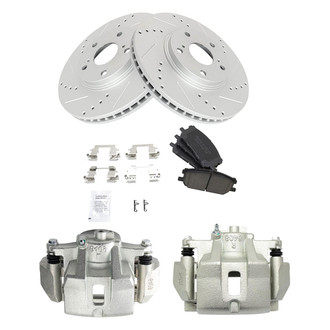 TRQ® - Performance Ceramic Brake Kit with Calipers