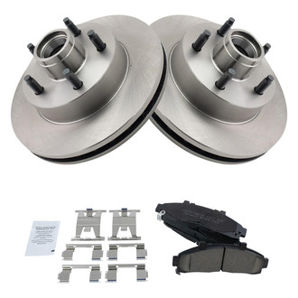 TRQ® - Front Disc Brake Kit with Ceramic Pads