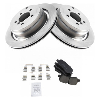 TRQ® - Rear Disc Brake Kit with Ceramic Pads