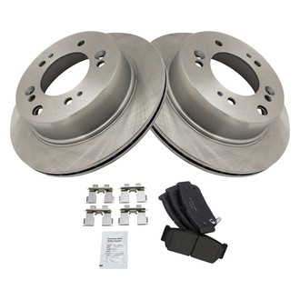 TRQ® - Rear Disc Brake Kit with Ceramic Pads