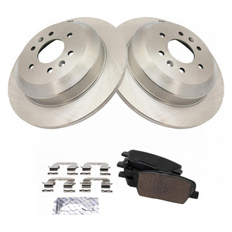 TRQ® - Rear Disc Brake Kit with Ceramic Pads